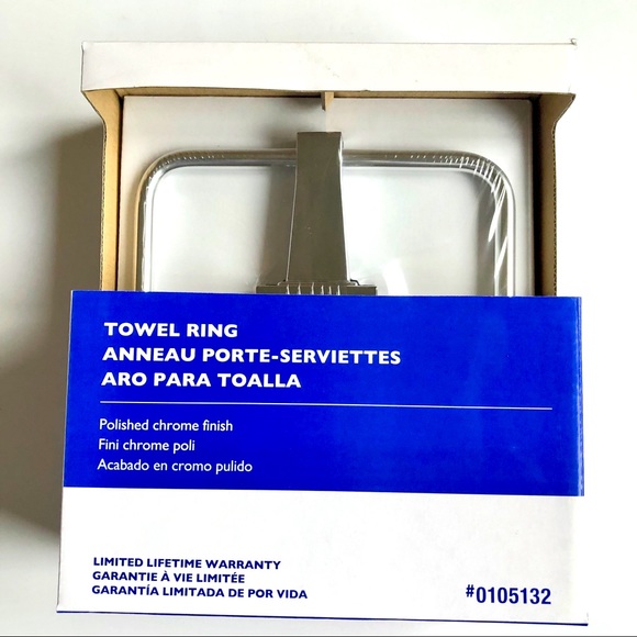 NEW Towel Ring Holder Polished Chrome Finish #0105132 - Picture 2 of 9